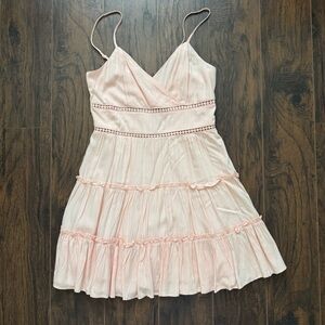 Harper Heritage Large Pink Ruffled Dress